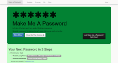 Desktop Screenshot of makemeapassword.org